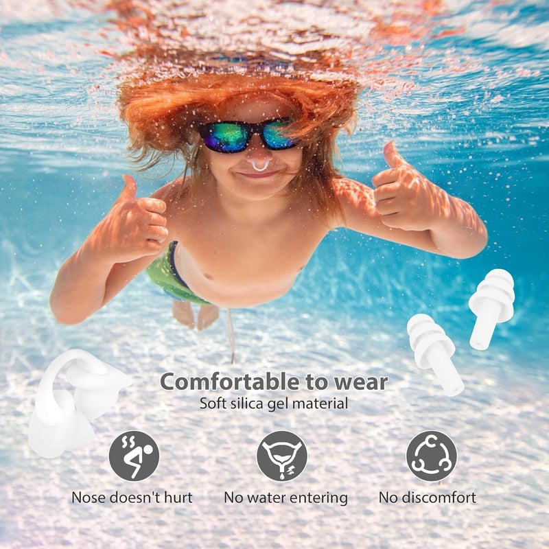 Baypify Nose Plugs for Swimming for Kids,Painless Nose Clip for Swimming, Ensure Comfort and Safety in The Water (Age 4-7) - Image 2